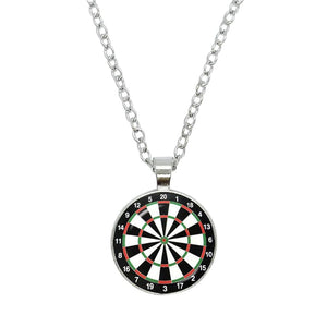 Art Attack Dartboard Chain Necklace
