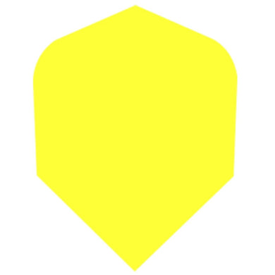 Dartfellas Bulk 50 Pack Durable Yellow Standard Dart Flights (50 Total Flights)