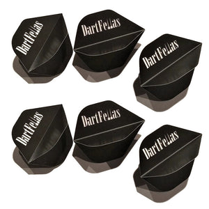 Dartfellas Brass Steel Tip Dart Set - 22 Gram w/ Flights (2 Sets) & Shafts (1 Set)