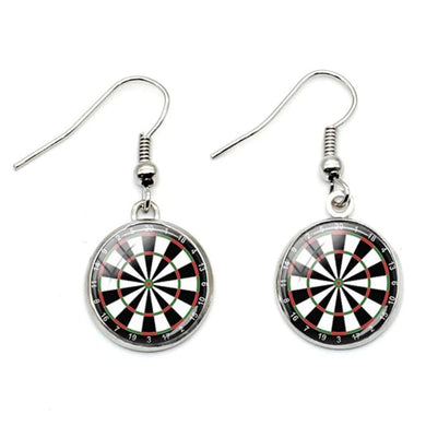 Art Attack Dartboard Dangle Earrings