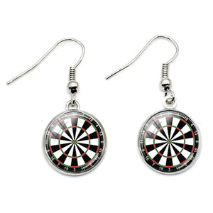 Art Attack Dartboard Dangle Earrings