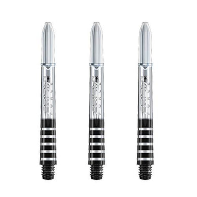 Winmau Prism Force Dart Shafts, Force Grip Zone Stems, Medium 48mm, Clear