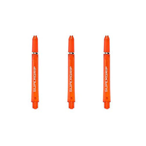 Harrows Supergrip Tweenie Dart Shafts, Polycarbonate Stems, Machined Rings, Orange (1 Set)