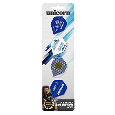 Unicorn Gary Anderson, 4 Set Flight Pack, The Flying Scotsman, Flight Selector Kit (4 Sets)