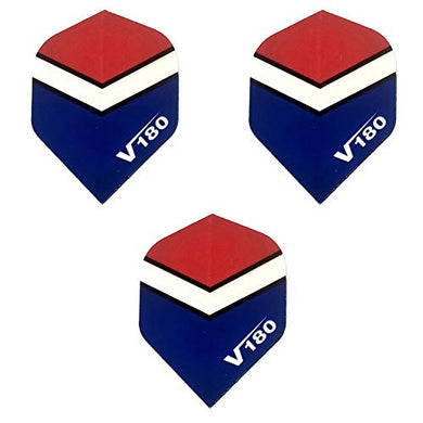 V180 USA American Flag Red White & Blue Patriot, Extra Strong Standard Dart Flights (1 Set)