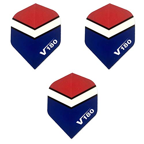 V180 USA American Flag Red White & Blue Patriot, Extra Strong Standard Dart Flights (1 Set)