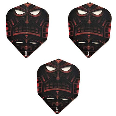 SHOT Dart Series Totem Pole Dart Flights, 100 Micron (1 Set)