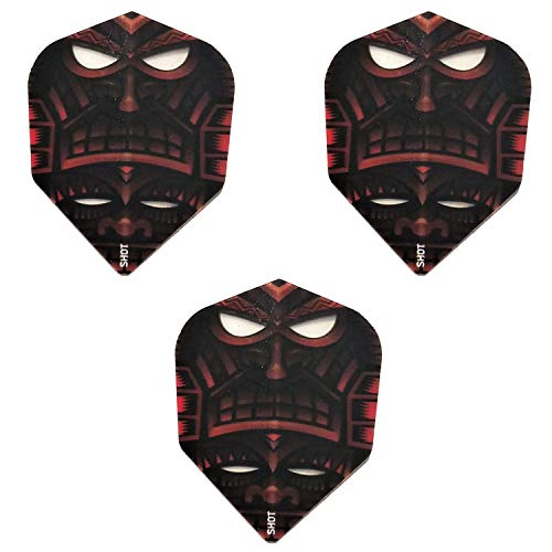 SHOT Dart Series Totem Pole Dart Flights, 100 Micron (1 Set)