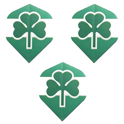Designa Metronic Ireland Fighting Irish Flag Clover 75 Micron Patriot Strong Standard Dart Flights (1 Set)