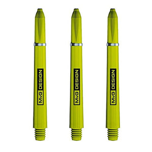 Winmau MvG Van Gerwen Signature Nylon Stems, Strong Dart Shafts, Medium 48mm, Green