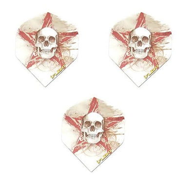 Designa iFlights  Ghost Skull Lone Star 100 Micron Extra Strong Standard Dart Flights