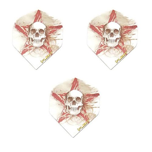 Designa iFlights  Ghost Skull Lone Star 100 Micron Extra Strong Standard Dart Flights