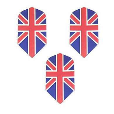 Designa  Slim Metronic British United Kingdom England 75 Micron Strong Standard Dart Flights