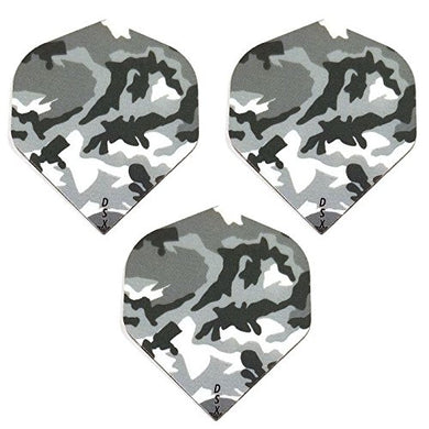 Designa  Camouflage Winter Camo Military 100 Micron Extra Strong Dart Flights