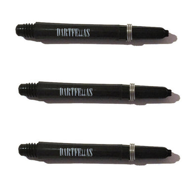 Dartfellas Black Dart Tweenie Shafts Stems w/Springs (1 Set)