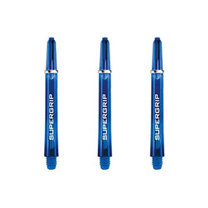 Harrows Supergrip Tweenie Dart Shafts, Polycarbonate Stems, Machined Rings, Blue (1 Set)