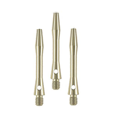 Dartfellas Aluminium Shafts, Metal Stems, Anodised, Short, Silver, (1 Set)
