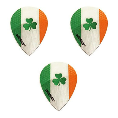 Winmau  Ireland Fighting Irish Clover 75 Micron Strong Slim Pear Dart Flights