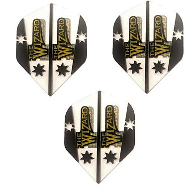 Winmau Rhino Pro Player Simon Whitlock The Wizard Dart Flights, 100 Micron (1 Set)