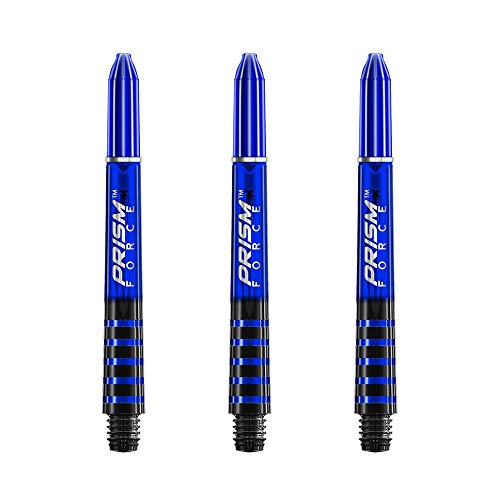 Winmau Prism Force Dart Shafts, Force Grip Zone Stems, Medium 48mm, Blue