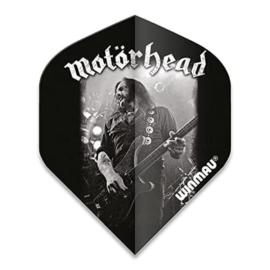 Winmau Lemmy Motorhead Rock Legends 100 Micron Strong Standard Dart Flights (3 Sets - 9 Flights)