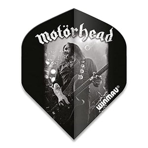 Winmau Lemmy Motorhead Rock Legends 100 Micron Strong Standard Dart Flights (3 Sets - 9 Flights)